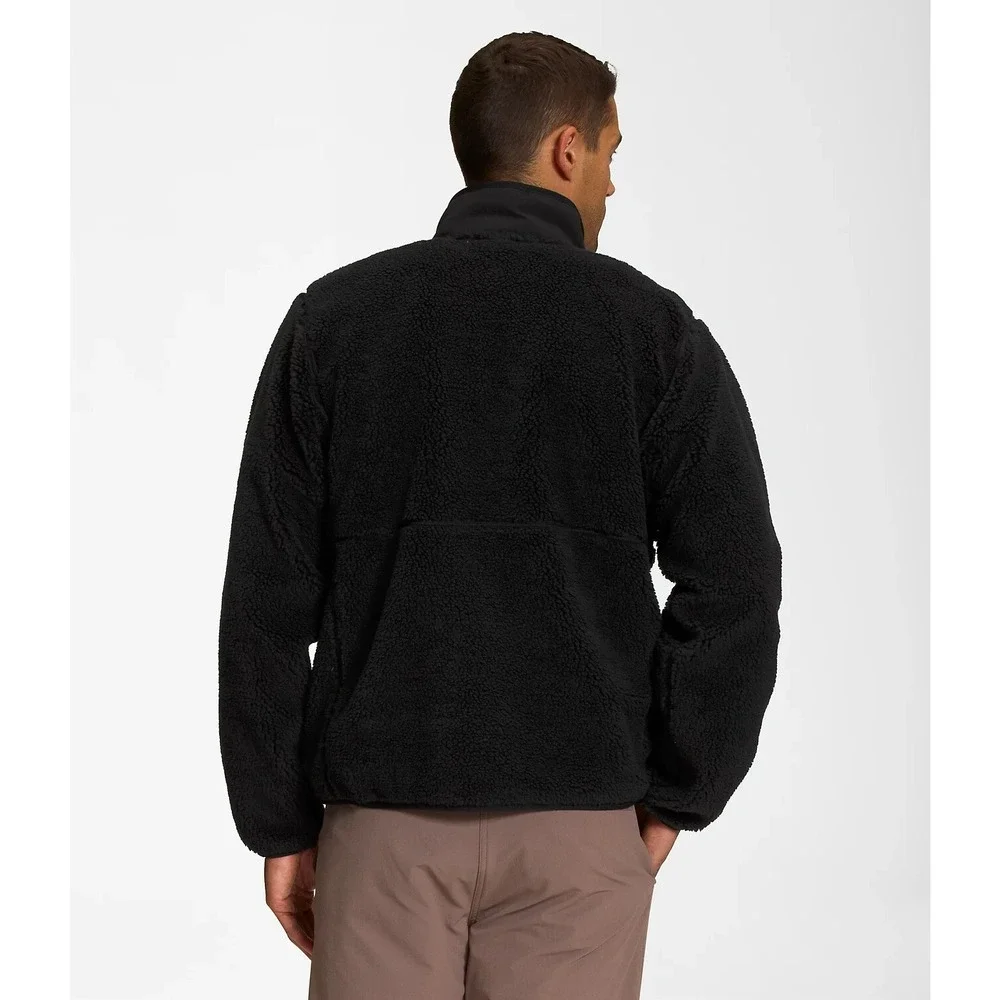 The North Face Men's Extreme Pile‎ Fleece Full Zipper Jacket Coat Black Sz Small